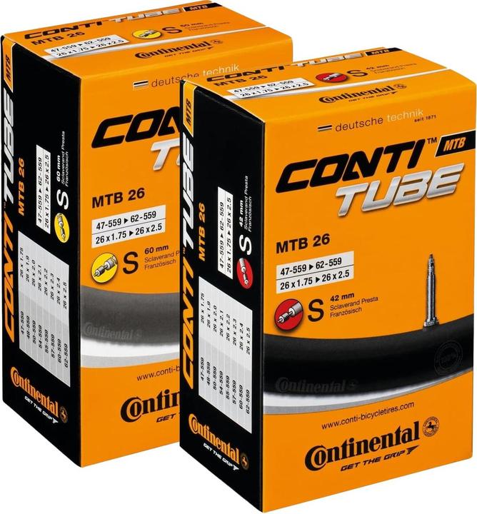 Actual product image Continental MTB Standard (Presta (SV), 26", 42 mm)