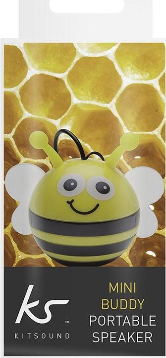 Actual product image KitSound Mini Buddy Speaker Bee