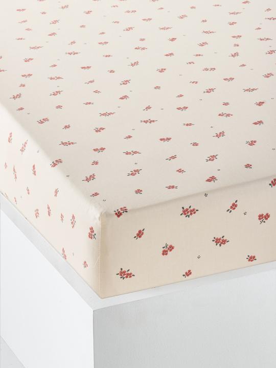Produktbild Vertbaudet Kinder Spannbettlaken HIPPIE mit Recycling-Baumwolle (90 x 200 cm)