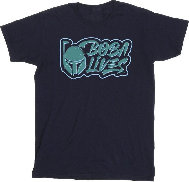 Star Wars The Book Of Boba Fett Lives Chest TShirt (XL)