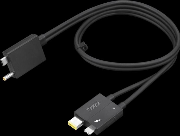 Actual product image Lenovo ThinkPad Tunderbolt 4 WorkStation Dock Split Cable (0.70 m, USB 4.0)