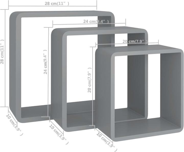 Image du produit VidaXL Axton (28 x 10 x 28 cm)