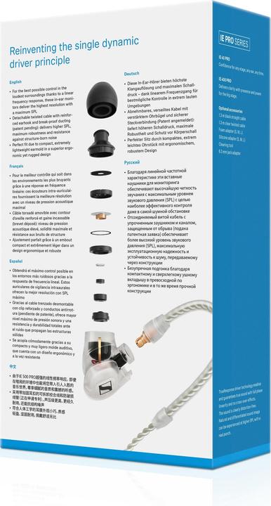 Productafbeelding Sennheiser IE 500 Pro (Geen ruisonderdrukking, Bedraad)