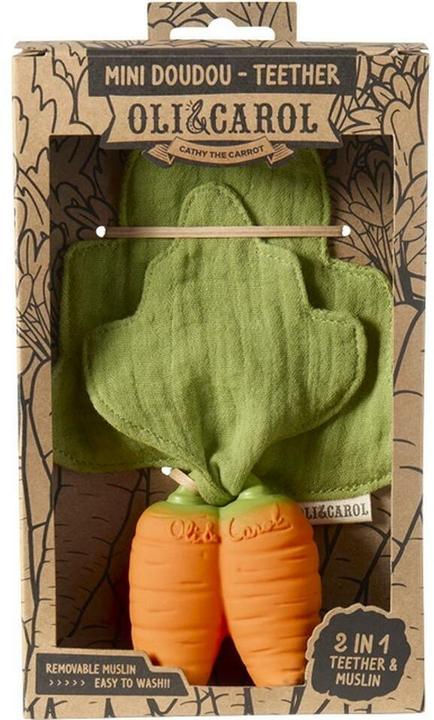 Immagine prodotto Oli and Carol Mini Doudou - Teether Cathy la carota