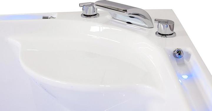 Immagine prodotto Jet-Line Idromassaggio VILLA SABRINA bianco 1,6x1,6 m completamente attrezzato a cascata (160 cm, 160000 cm)