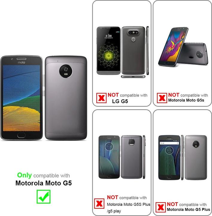 Produktbild Cadorabo Handykette für Motorola MOTO G5 Necklace Hülle mit verstellbarem Kordelband