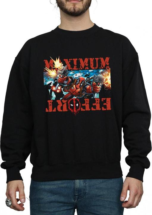 Immagine prodotto Deadpool Maximum Effort Felpa Uomo (3XL)