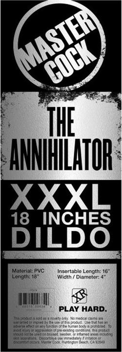 Actual product image Master Series The Annihilator XXXL