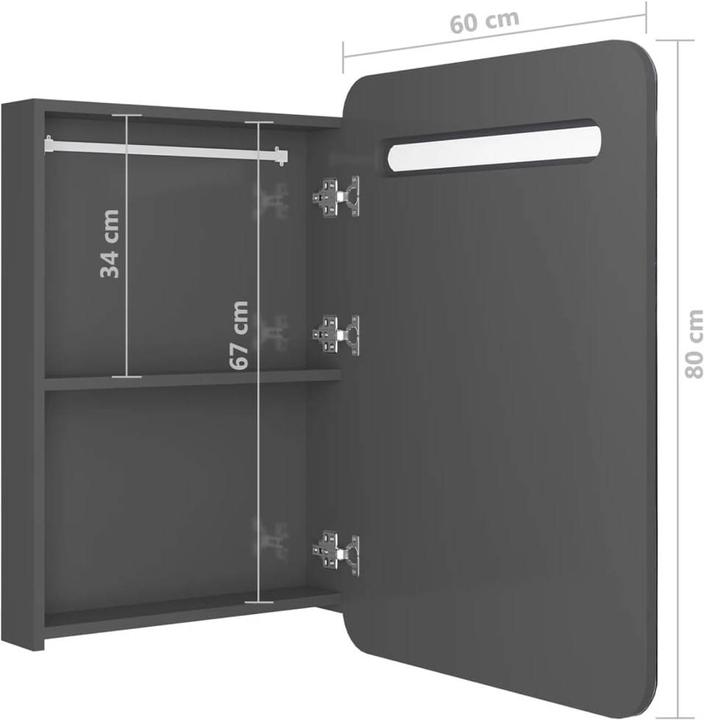 Actual product image VidaXL Badschrank (60 x 11 x 80 cm)