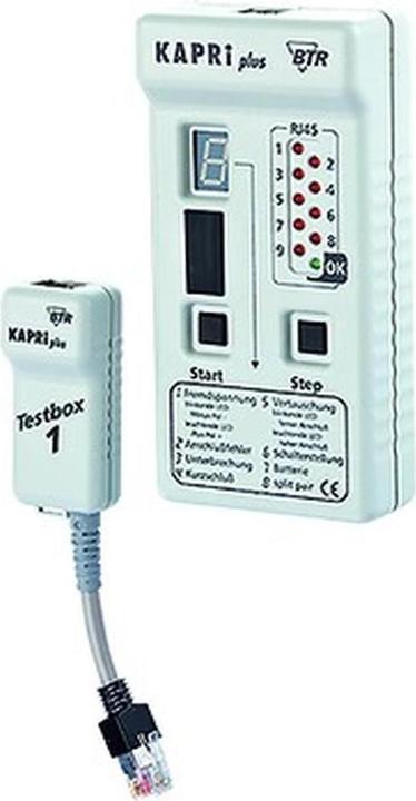 Immagine prodotto Metz Connect BTR KAPRI plus tester di connessioni e cavi per reti Tester di cavi per reti incl...