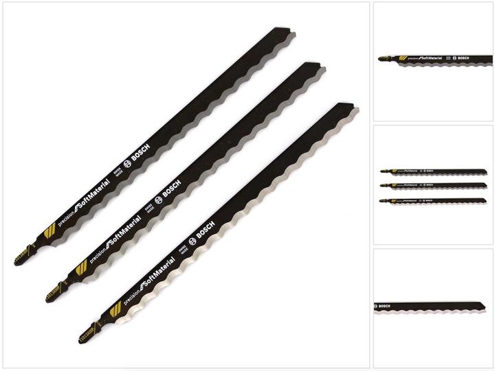 Actual product image Bosch Professional Zubehör PRO Fibre Insulation precise T1013AWP Jigsaw blade, 250 mm, 3 pcs.