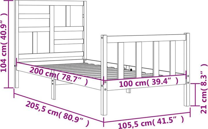 Image du produit VidaXL Zack (100 x 200 cm)