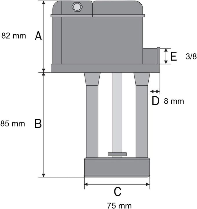 Actual product image Swiss Made Industries Kühlmittelpumpe