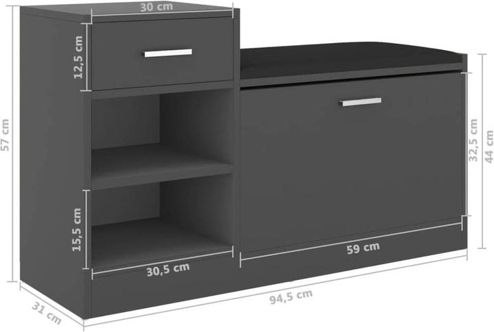 Image du produit VidaXL Calvin (94.5 x 31 x 57 cm)