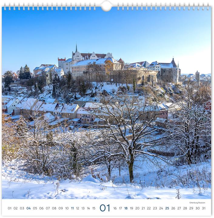 Actual product image Kalender Burgen und Schlsser Sachsen 2026 (30 x 30 cm, German)