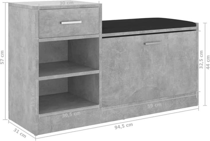 Image du produit VidaXL Calvin (94.5 x 31 x 57 cm)