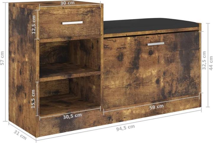 Immagine prodotto VidaXL Calvin (94,5 x 31 x 57 cm)