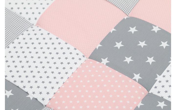 Image du produit Ullenboom Couverture pour enfant, étoiles roses 120 cm x 120