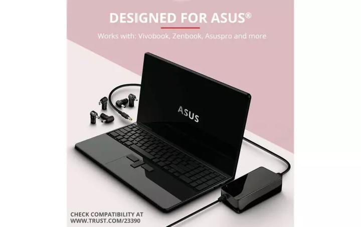 Actual product image Trust Power supply 90 W Maxo for Asus notebooks (90 W)