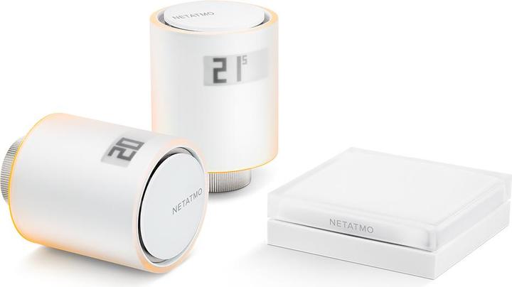 Actual product image Legrand Smart Radiator Thermostat Starter Pack Netatmo NVP-Pro