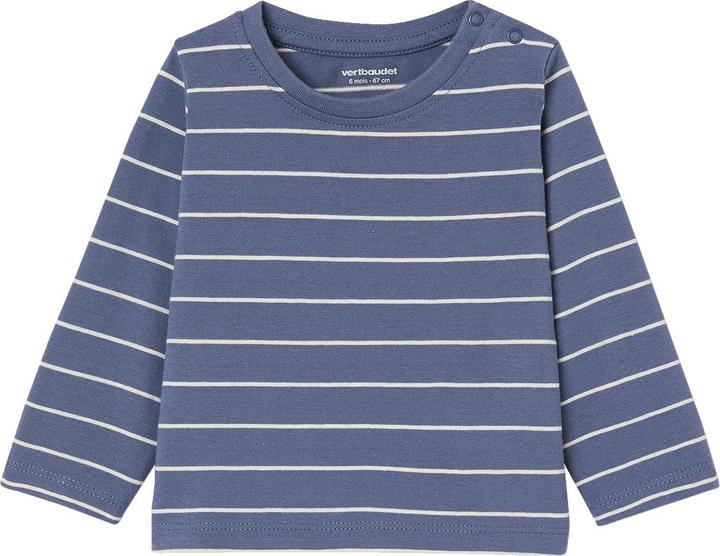 Produktbild Vertbaudet 2er-Pack Baby Shirts BASIC, Print & Streifen (68)