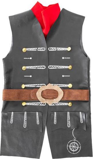 Produktbild Great Pretenders Piratenweste & Gürtel Skully 4-6 (4, 5, 6)