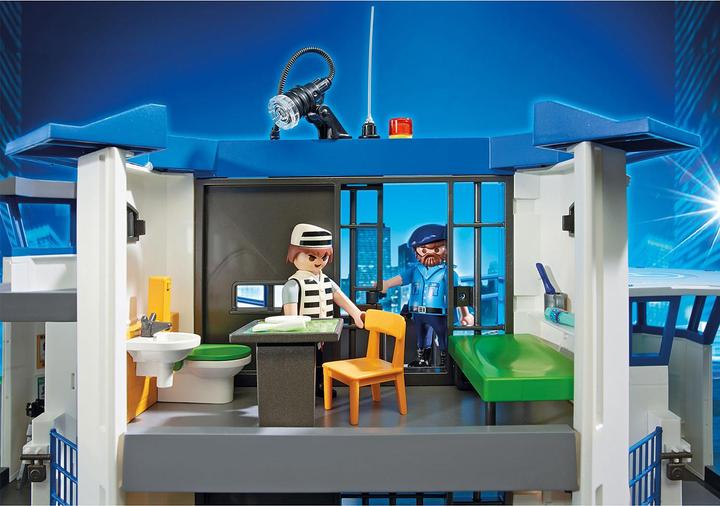 Immagine prodotto Playmobil Centro di comando della polizia internazionale con prigione (6919, Playmobil Città d'azione)