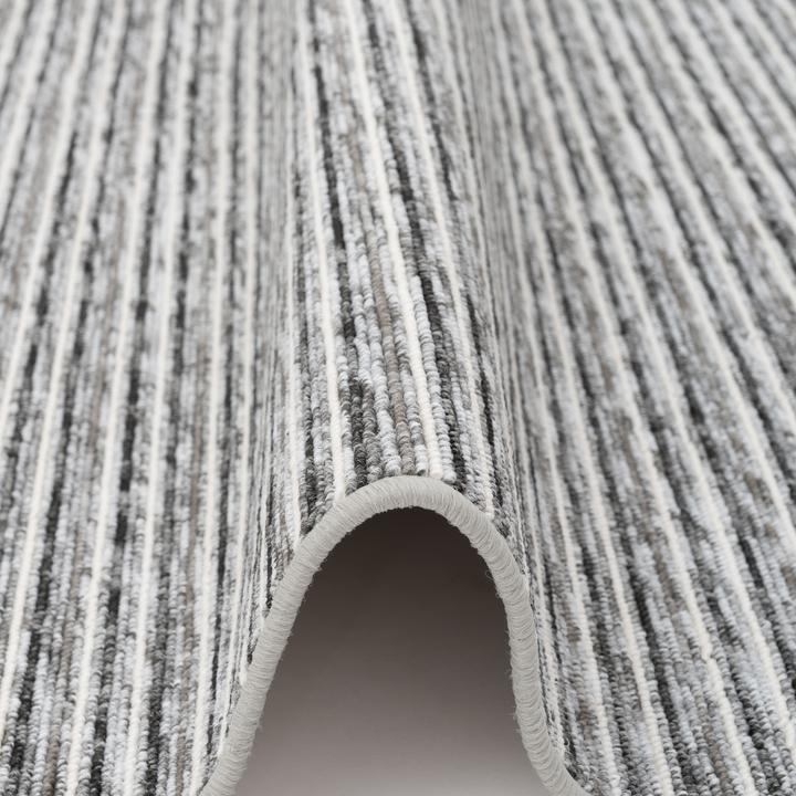 Actual product image Snapstyle Striped Berber Carpet Marta Round (100 x 100 cm)
