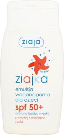 Immagine prodotto Ziaja Ziajka emulsione abbronzante impermeabile per bambini, SPF50+, 125 ml (Crema solare, SPF 50, 125 ml)