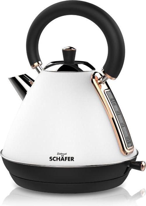 Produktbild Schäfer IT-Systems Wasserkocher Wasserkessel Retro Wasserkocher Wasserschnellkocher (1.70 l)