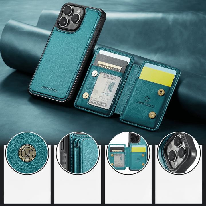 Produktbild Cover-Discount iPhone 16 Pro - 2-in-1 Backcover mit Kreditkarten-Etui (Apple iPhone 16 Pro)