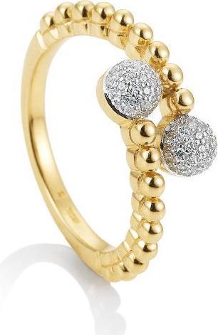 Image du produit Breuning BAGUE - BRILLE. 0,31 Ct. H/si (50, Or 585/14 K)