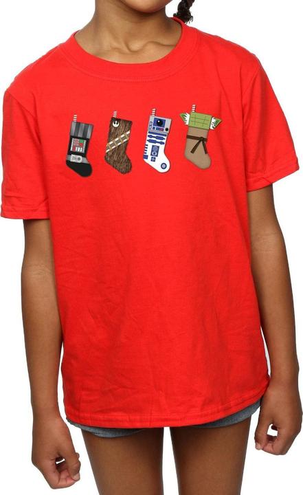 Image du produit Star Wars - T-shirt CHRISTMAS STOCKINGS - Fille (116)