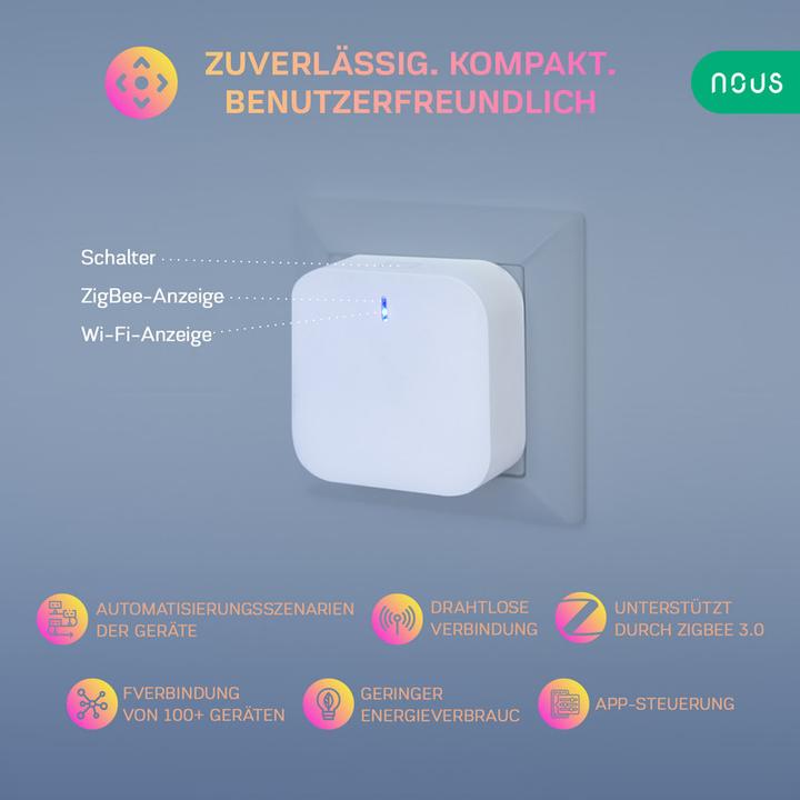 Produktbild Nous Smart Home Gateway E1 ZigBee