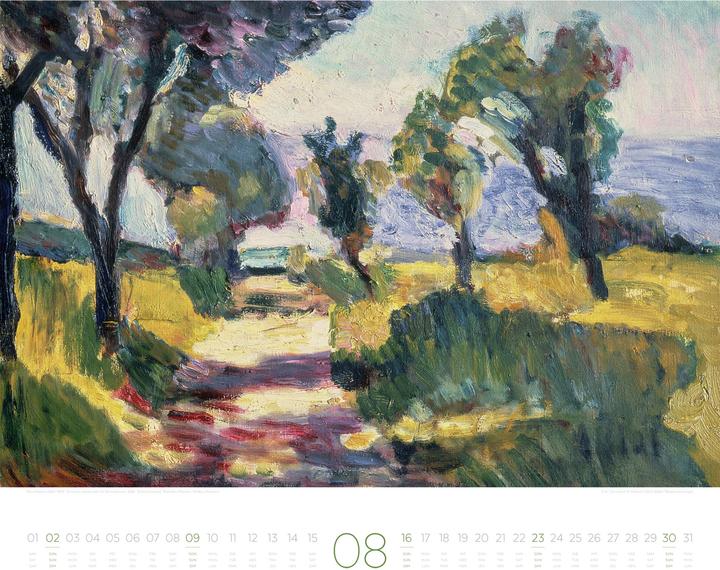 Actual product image Die Kunst der Stille Kalender 2026 (54 x 48 cm, Hardcover, French, German, English)