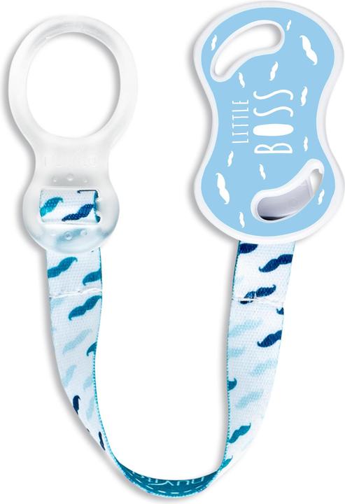 Nuvita Schnullerhalter mit Ring - Blue Sky Cool (Little Boss) (1 x, ab 10 Monaten)