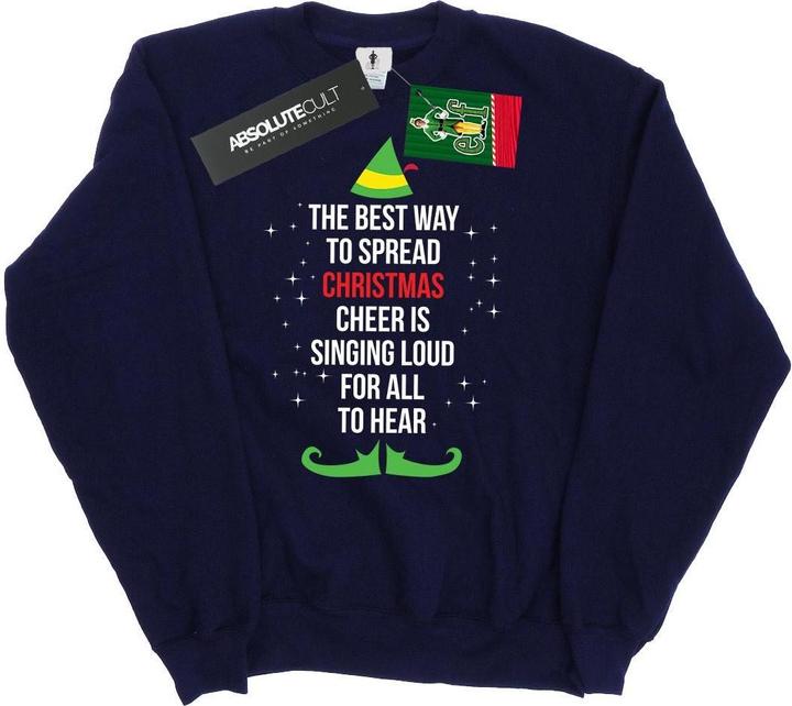 Produktbild Elf Christmas Cheer Text Sweatshirt (S)