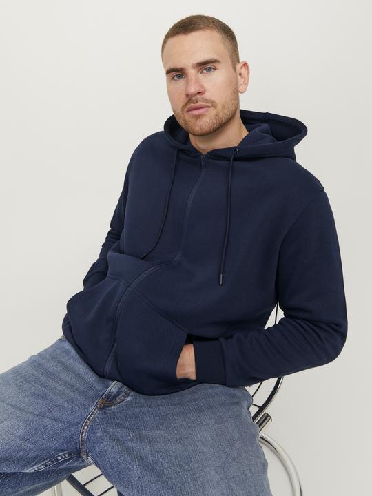 Actual product image Jack & Jones Zip Plus Size Hoodie (3XL)