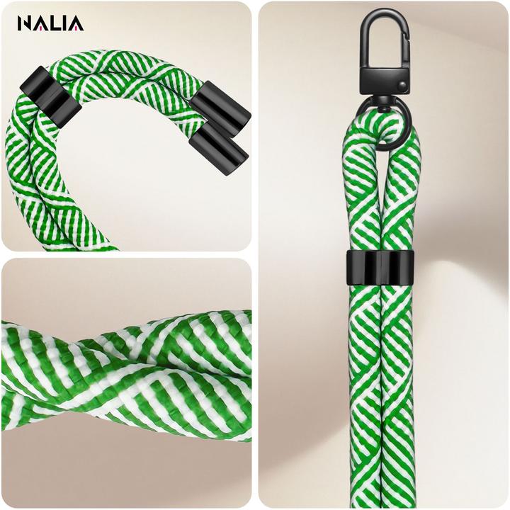 Actual product image Nalia HoldMe Lanyard Handykette - Universal Trageband für Smartphones - Verstellbar, Soft & Elastisch