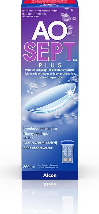 Produktbild AOSept Peroxid Reinigungs- und Desinfektionslösung, 360 ml (Peroxid-System, 360 ml)