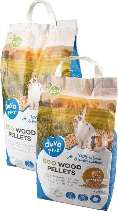 Immagine prodotto Duvoplus Lettiera per gatti Eco pellet di legno 3,6 kg (Biodegradabile, Non agglomerante, 3.60 kg)