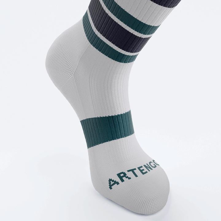 Immagine prodotto Artengo Calze da tennis alte 4 pezzi - RS300 motivo blu, verde/blu (39, 42)