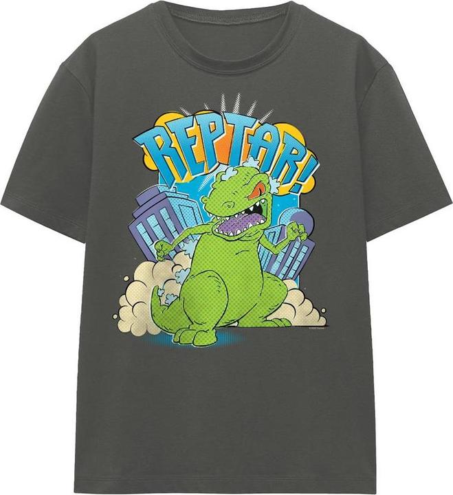 Actual product image Rugrats Unisex Adult Stomp Reptar T-Shirt (S)