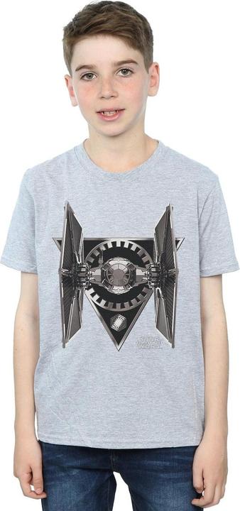 Actual product image Star Wars Boys The Last Jedi TIE Fighter T-Shirt (140, 146)