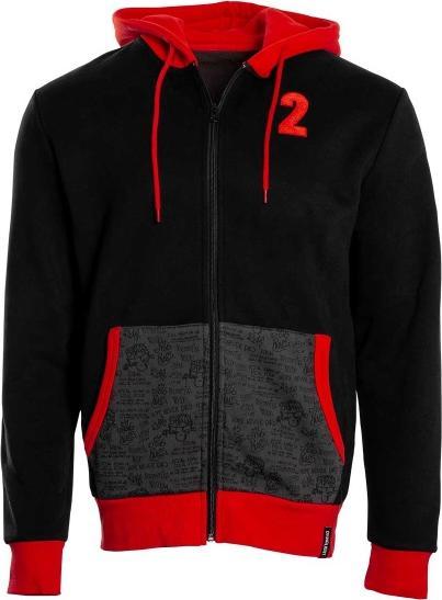 Actual product image Gaya Entertainment Dying Light 2 Zipper Hoodie "Murals" Black/Red (S)