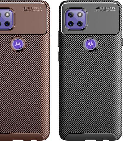 Productafbeelding MU Style Koolstofvezel TPU Softcase-serie (Motorola Moto G 5G)