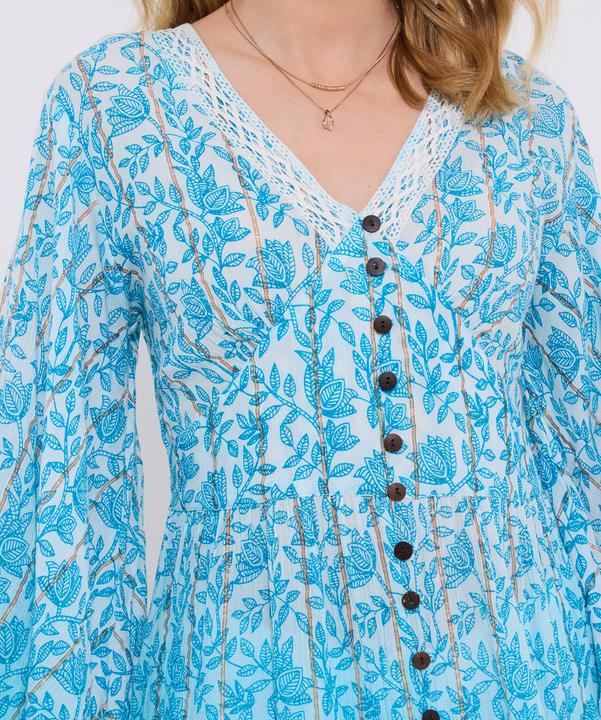 Image du produit Joe Browns Ombre Shimmr Detail Button-Down Boho Blouse (18)