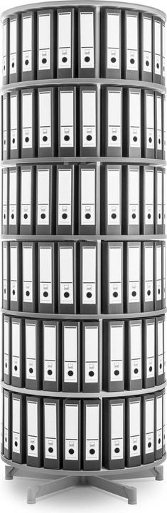 Produktbild Moll Ordnerdrehsäule Depotfile 80 6 Etagen weiss