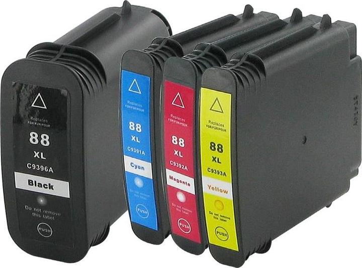 Immagine prodotto Hermex Cartuccia d'inchiostro alternativa alla HP 88 XL (M, FC, C, Y)