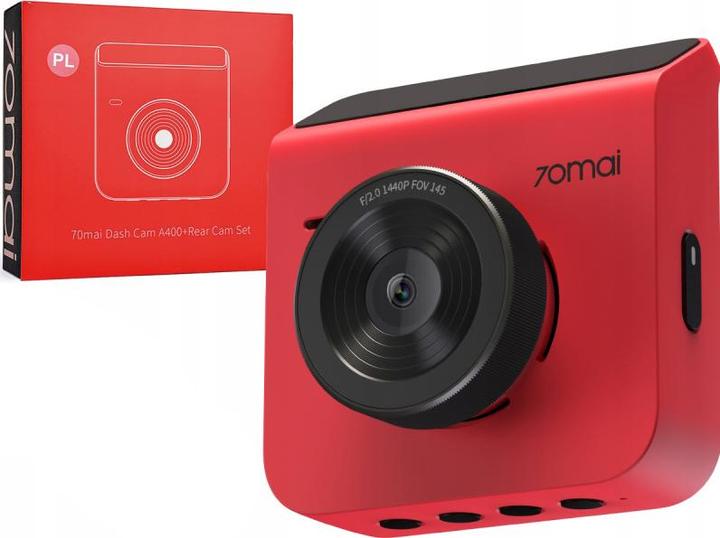 Produktbild 70mai Streckenrekorder Xiaomi Dash Cam A400 Raudon (Eingebautes Mikrofon, Nachtsicht, WLAN, QHD)